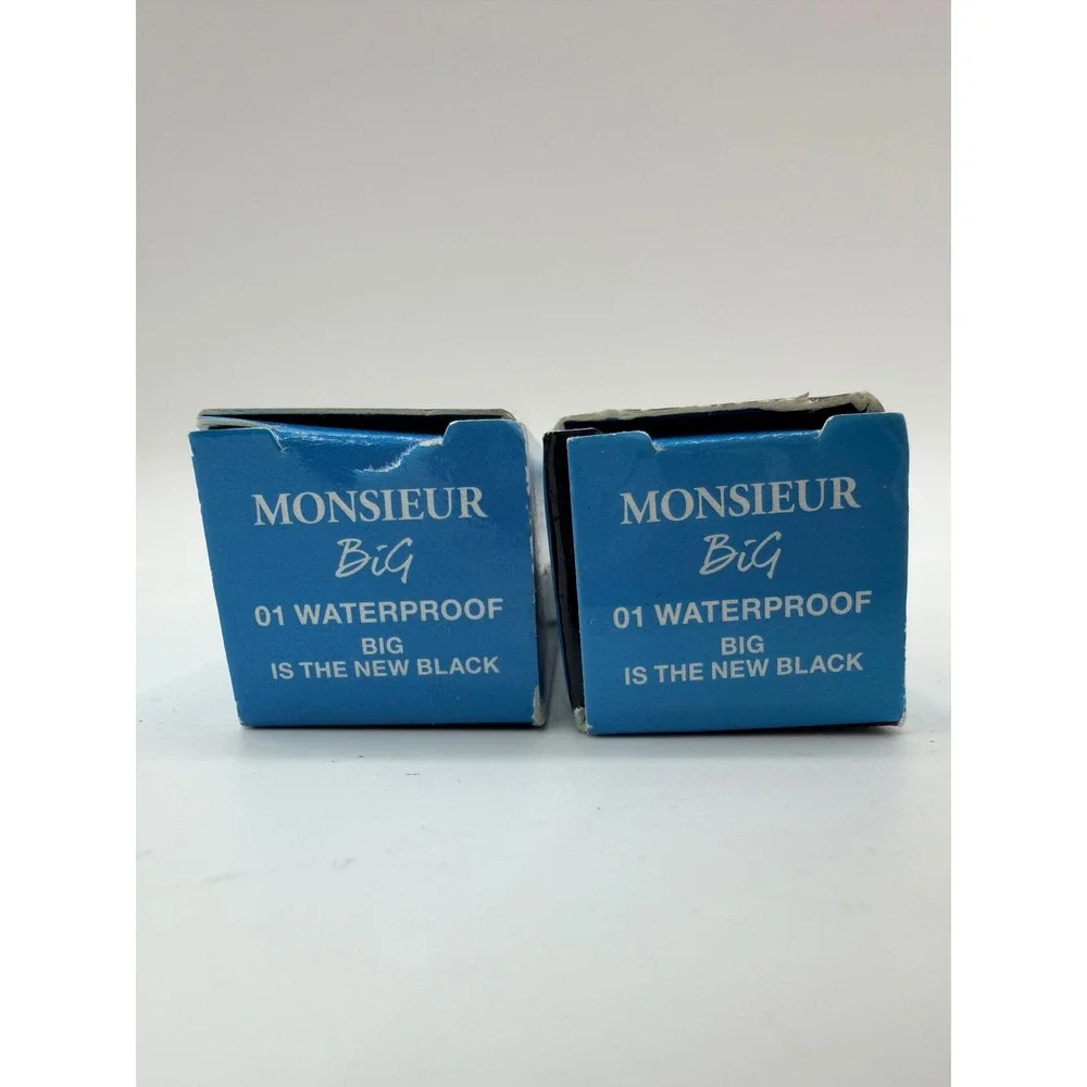 Lancôme Mascara Monsieur Big Waterproof 2 Pack Bundle 0.33 oz 01 Black New